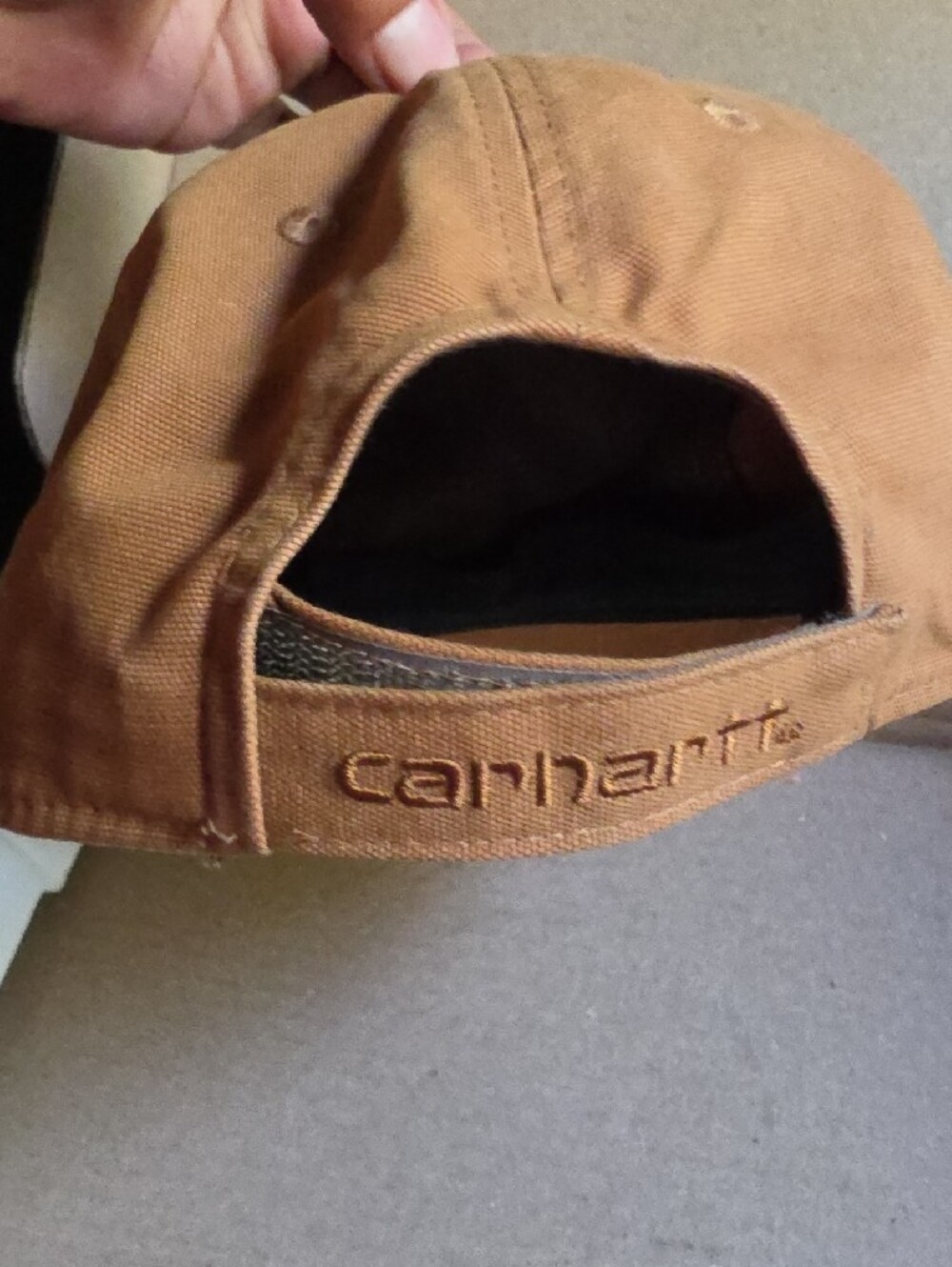 Carhartt Men’s Brown/Tan Workwear Logo Cap - Picture 4 of 12